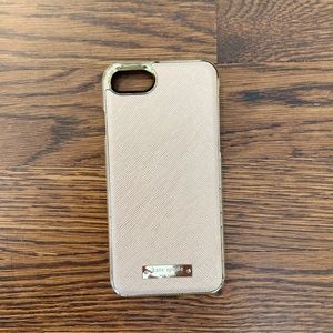 Gold sparkle Kate Spade I phone 7 case